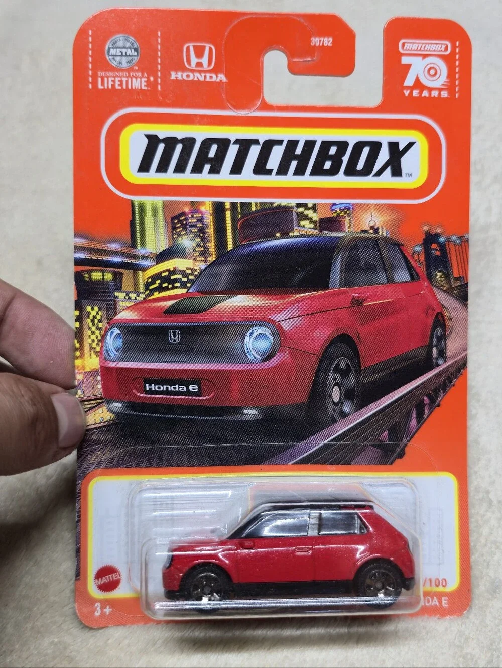 2023 Matchbox #36 Honda E PREMIUM CRYSTAL RED | FSC